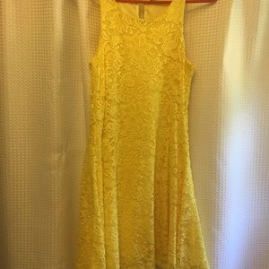 C&A Yellow Lace Dress